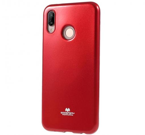 Луксозен силиконов калъф / гръб / TPU Mercury GOOSPERY Jelly Case за Huawei P Smart 2019 - червен