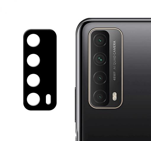 Удароустойчив протектор за камера / FLEXIBLE Nano Glass Camera Lens / на Huawei P Smart 2021 - черен