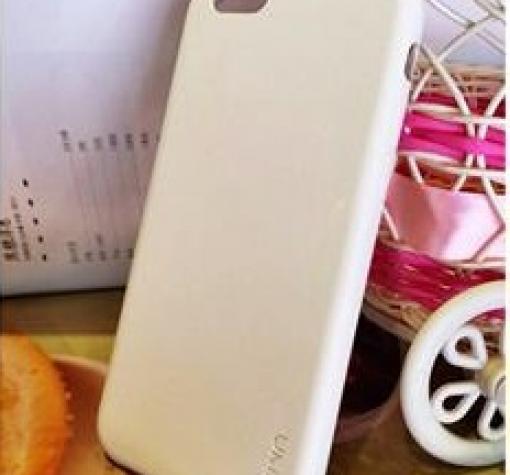 Оригинален кожен твърд гръб / капак / UMKU SLIM Series за Apple iPhone 6 4.7'' - бял