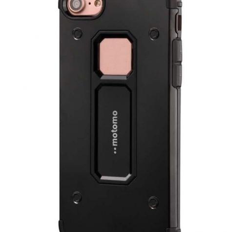 Силиконов гръб TPU MOTOMO Hybrid с твърда част 2в1 за Huawei P9 Lite - черен
