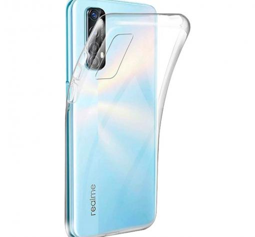 Силиконов калъф / гръб / TPU за Realme 7 - прозрачен