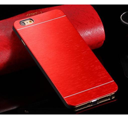 Луксозен твърд гръб MOTOMO за Apple iPhone 7 Plus - червен