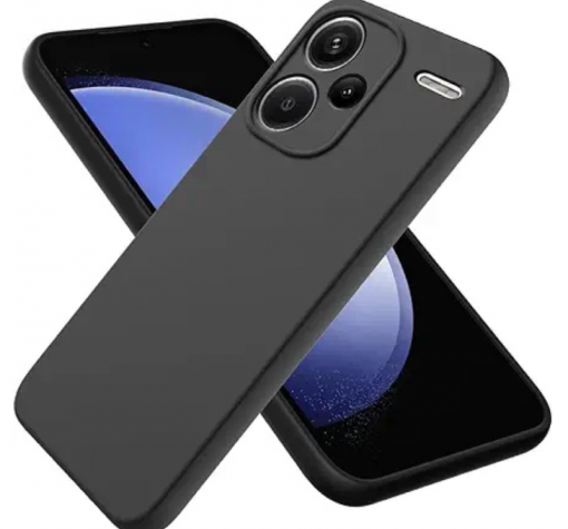 Луксозен силиконов калъф / кейс / Nano TPU за Xiaomi Redmi Note 13 Pro Plus 5G - черен