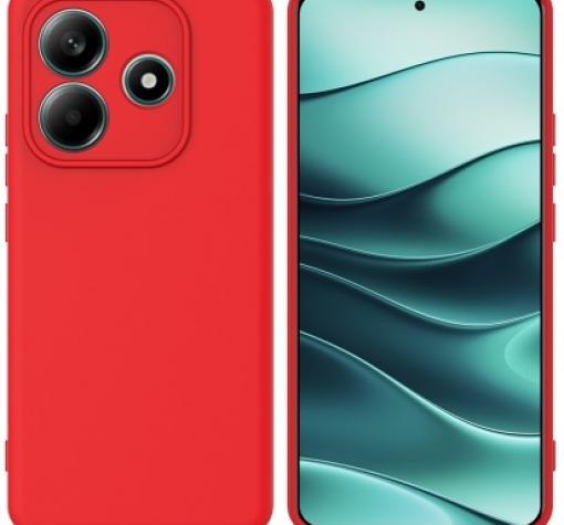Силиконов калъф / кейс / Nano TPU за Xiaomi Redmi Note 14 5G - червен гръб със защита за камерата