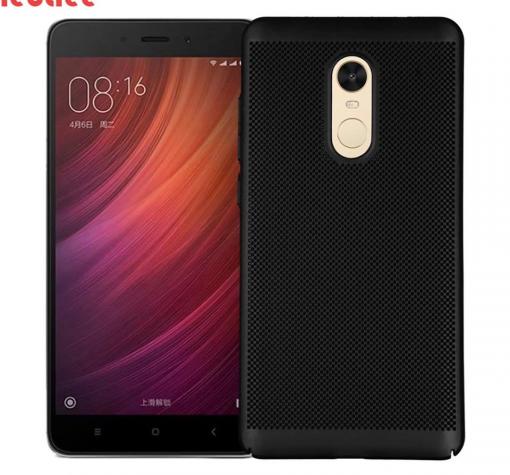 Твърд гръб за Xiaomi RedMi Note 4 / RedMi Note 4X - черен / Grid