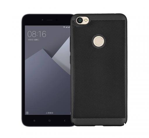 Твърд гръб за Xiaomi RedMi Note 5A - черен / Grid