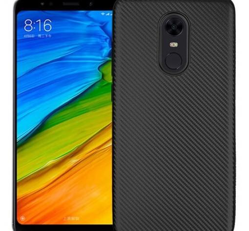Силиконов калъф / гръб / TPU за Xiaomi Redmi 5 - черен / Carbon