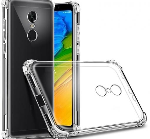 Удароустойчив силиконов калъф за Huawei Mate 10 Lite - прозрачен
