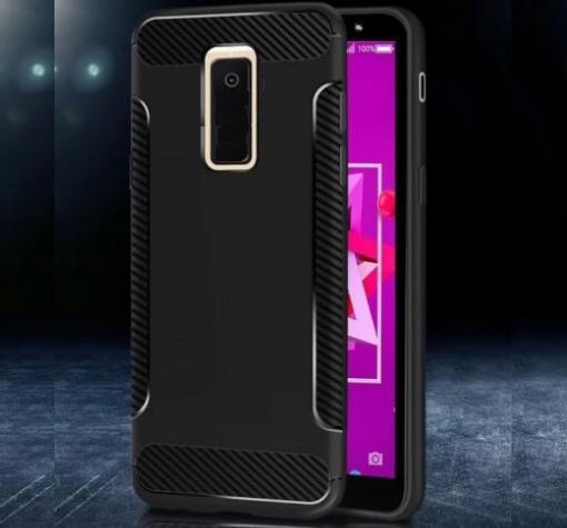 Луксозен силиконов калъф / гръб / TPU за Xiaomi Redmi 5 Plus - черен / carbon