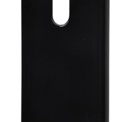 Силиконов калъф / гръб / TPU MOLAN CANO Jelly Case за Xiaomi Redmi 5 Plus - черен / брокат