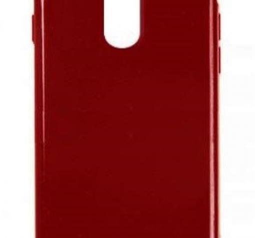 Силиконов калъф / гръб / TPU MOLAN CANO Jelly Case за Xiaomi RedMi 5 - червен / брокат