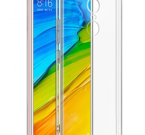 Луксозен твърд гръб за Xiaomi RedMi 5 - прозрачен