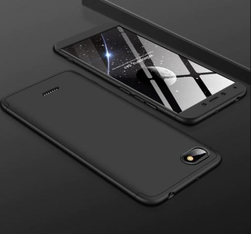 Твърд гръб Magic Skin 360° FULL за Xiaomi RedMi 6A - черен