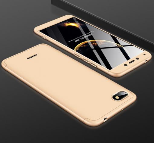 Твърд гръб Magic Skin 360° FULL за Xiaomi RedMi 6A - златист
