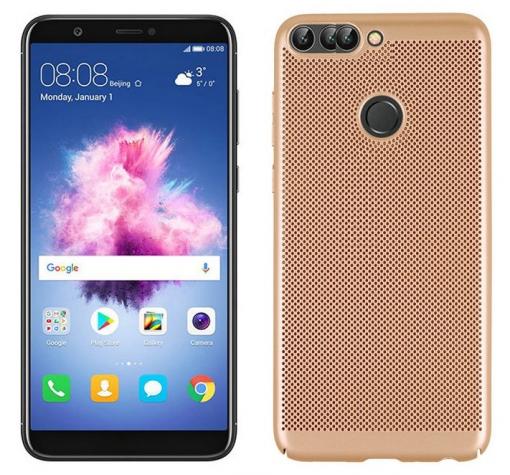 Луксозен твърд гръб за Xiaomi Redmi 6 - златист / Grid