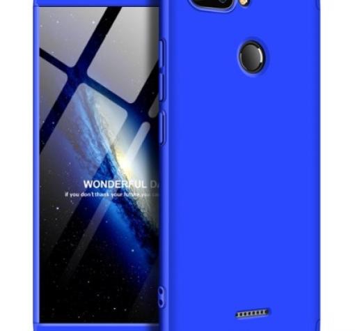 Твърд гръб Magic Skin 360° FULL за Xiaomi Redmi 6 - син