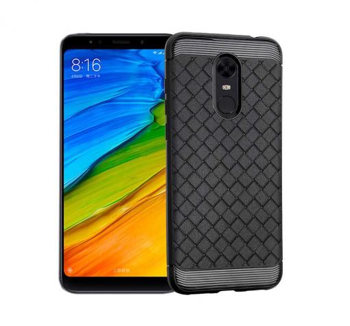 Луксозен силиконов калъф / гръб / TPU i-Zore за Xiaomi RedMi Note 4 / RedMi Note 4X - черен / плетеница