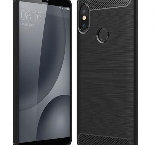 Силиконов калъф / гръб / TPU за Xiaomi Redmi Note 5 / Note 5 Pro - черен / carbon