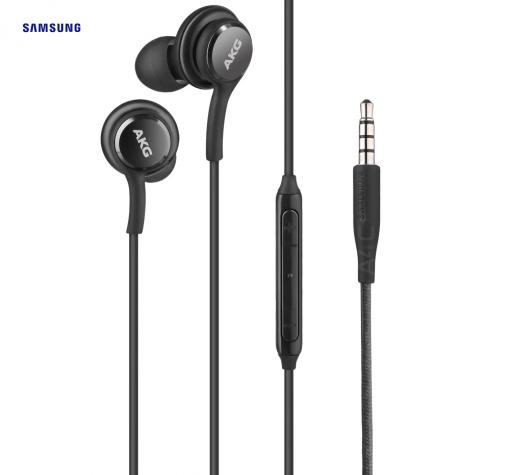 Оригинални стерео слушалки AKG / handsfree / за Samsung A22 5G - черни