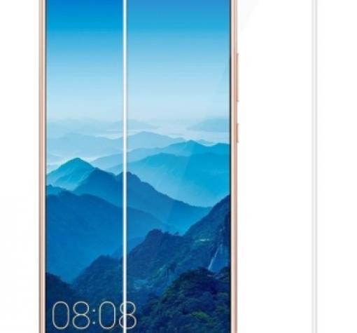 Оригинален извит стъклен протектор / 3D full cover Tempered glass screen protector / за Huawei Mate 10 Pro - бял