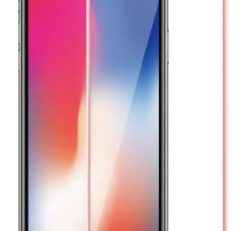 5D full cover Tempered glass Full Glue screen protector Apple iPhone X / Извит стъклен скрийн протектор с лепило от вътрешната страна за Apple iPhone X - Rose Gold