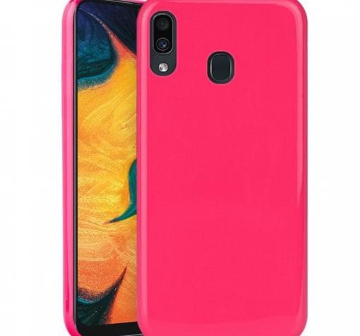 Силиконов калъф / гръб / TPU NORDIC Jelly Case за Samsung A40 - розов