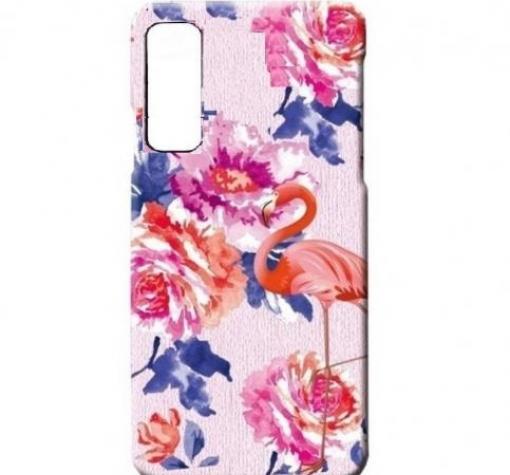 Силиконов калъф / гръб / TPU LUXO за Samsung S21 - цветя / розово фламинго