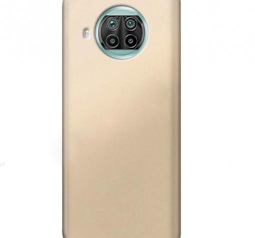 Силиконов калъф / гръб / TPU за Xiaomi Mi 10T Lite - златист / мат
