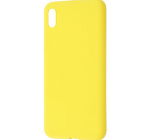 Луксозен силиконов калъф / гръб / Nano TPU за Xiaomi Redmi 9A - жълт