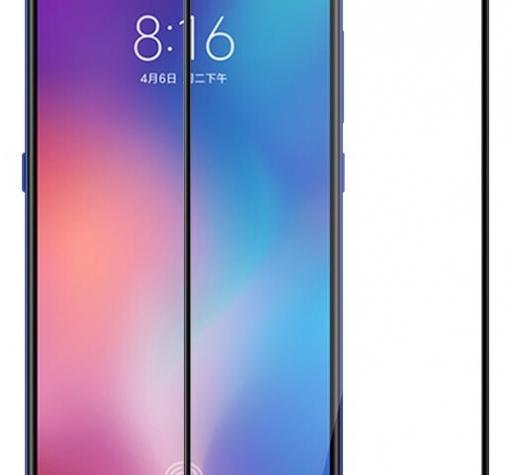 3D full cover Tempered glass Full Glue screen protector за Xiaomi Mi 10 Lite / Извит стъклен скрийн протектор с лепило от вътрешната страна за Xiaomi Mi 10 Lite - черен