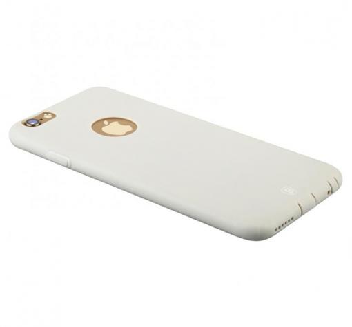 Луксозен силиконов гръб / калъф / TPU Baseus Misu Case за Apple iPhone 6 / iPhone 6S - бял / матиран