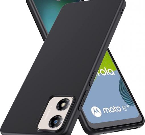 Силиконов калъф / гръб / TPU кейс за Motorola Moto E13 - черен