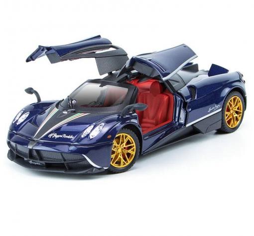 Метална кола с отварящи се врати капаци светлини и звуци Pagani Huayra 1:24