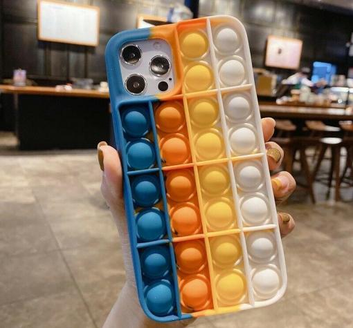 Силиконов калъф / гръб / TPU 3D Rainbow POP / Попит / Popit за Apple iPhone 11 Pro 5.8" - art 2