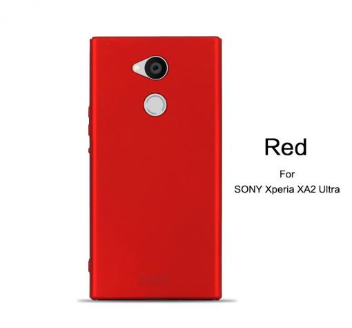 Ултра тънък силиконов калъф / гръб / TPU Ultra Thin за Sony Xperia XA2 Ultra - червен