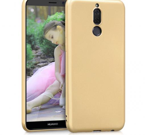 Оригинален силиконов калъф / гръб / TPU X-LEVEL Guardian Series за Huawei Mate 20 Lite - златист / мат