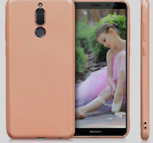 Луксозен силиконов калъф / гръб / TPU за Huawei Mate 10 Lite / Honor 9i - Rose Gold