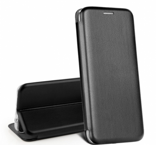 Луксозен кожен калъф Flip тефтер със стойка OPEN за Samsung S20 Ultra - черен