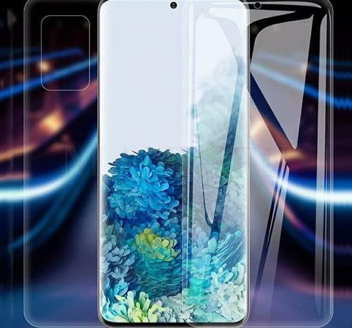 Удароустойчив извит скрийн протектор 360° / 3D Full Body Nano Shapq Memory Film / за Samsung S20 - прозрачен / лице и гръб