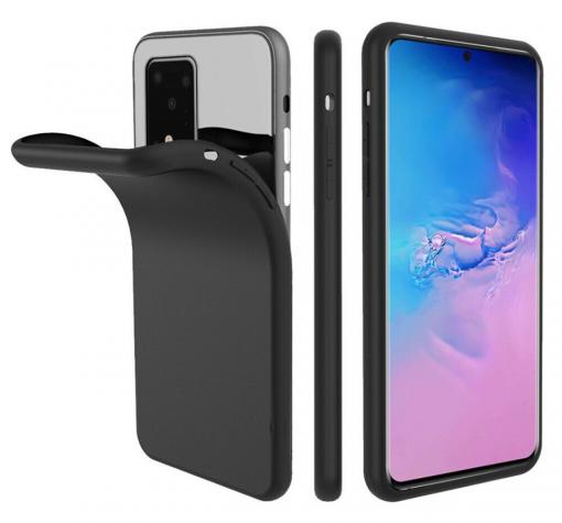 Луксозен силиконов калъф / гръб / Nano TPU за Samsung S20 - черен