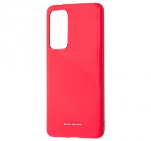 Силиконов калъф / гръб / TPU MOLAN CANO Jelly Case за Samsung S20 Plus - розов / гланц / брокат