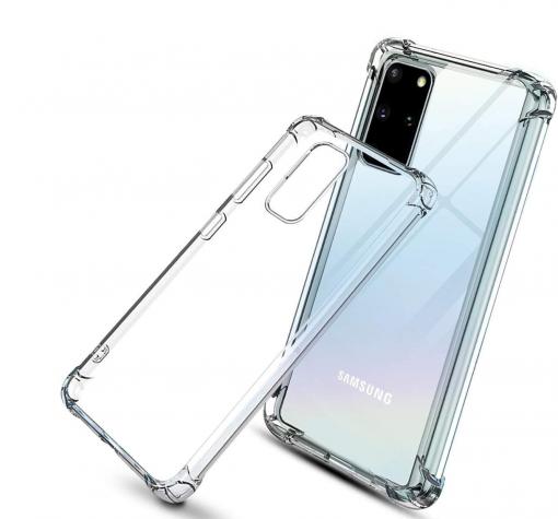 Удароустойчив силиконов калъф / гръб / TPU за Samsung A51 - прозрачен