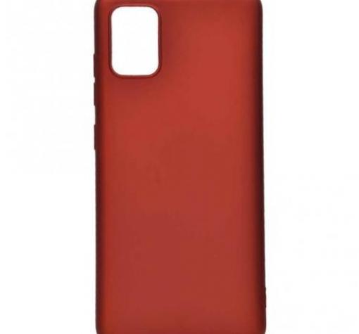 Силиконов калъф / гръб / TPU за Samsung S20 - червен / мат