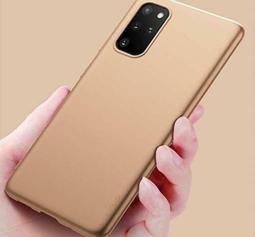 Оригинален силиконов калъф / гръб / TPU X-LEVEL Guardian Series за Samsung S20 Plus - златист / мат