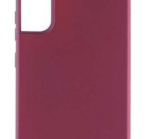 Силиконов калъф / гръб / TPU кейс за Samsung S22 5G - бордо / мат