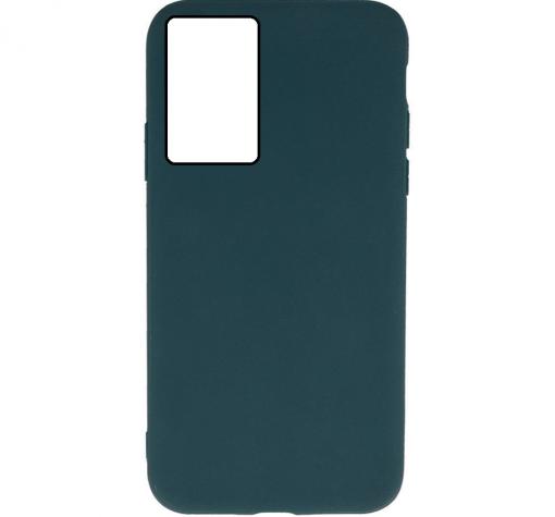 Силиконов калъф / гръб / TPU за Samsung S22 Ultra - маслено зелен / мат