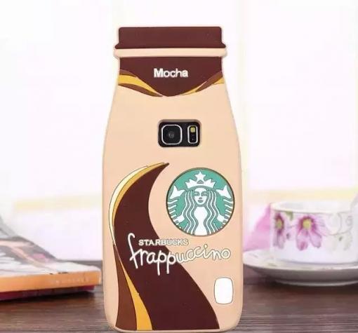 Силиконов калъф / гръб / TPU 3D за Samsung S7 G930 - Starbucks / Frappuccino