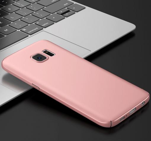 Луксозен твърд гръб за Samsung S7 Edge G935 - Rose Gold