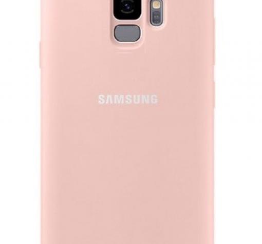 Оригинален гръб Silicone Cover за Samsung S9 G960 - розов