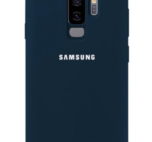 Оригинален гръб Silicone Cover за Samsung S9 Plus G965 - тъмно син
